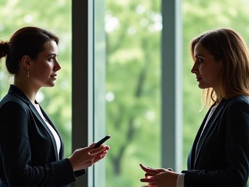 Executive leadership coaching session outdoors